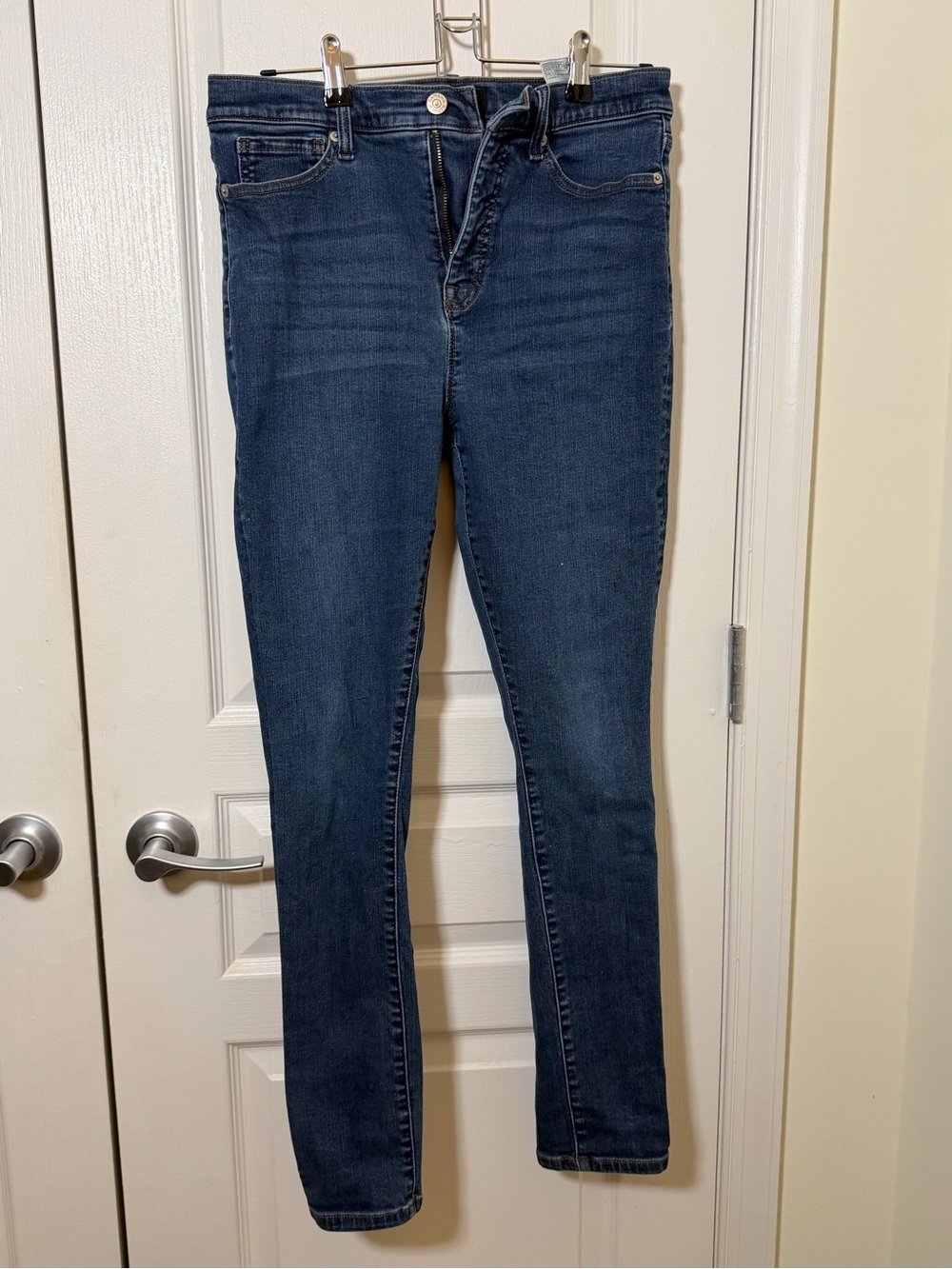 Banana Republic Dark Wash High Rise Skinny Jeans